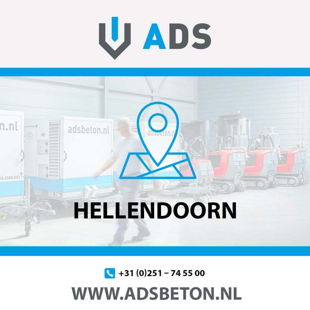 Hydrodemolition Beton slopen Hellendoorn
