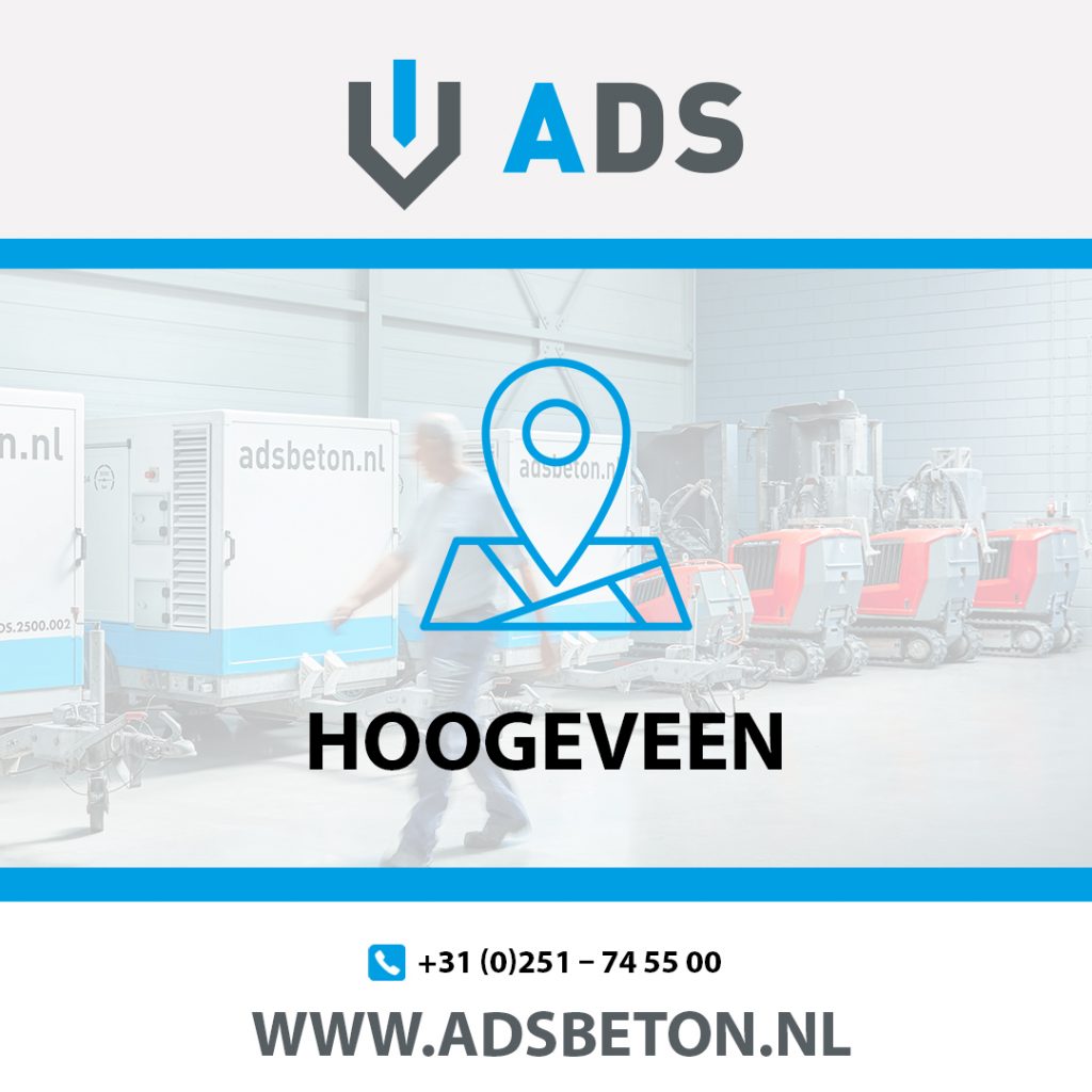 Hydrodemolition Beton slopen Hoogeveen